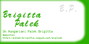 brigitta palek business card